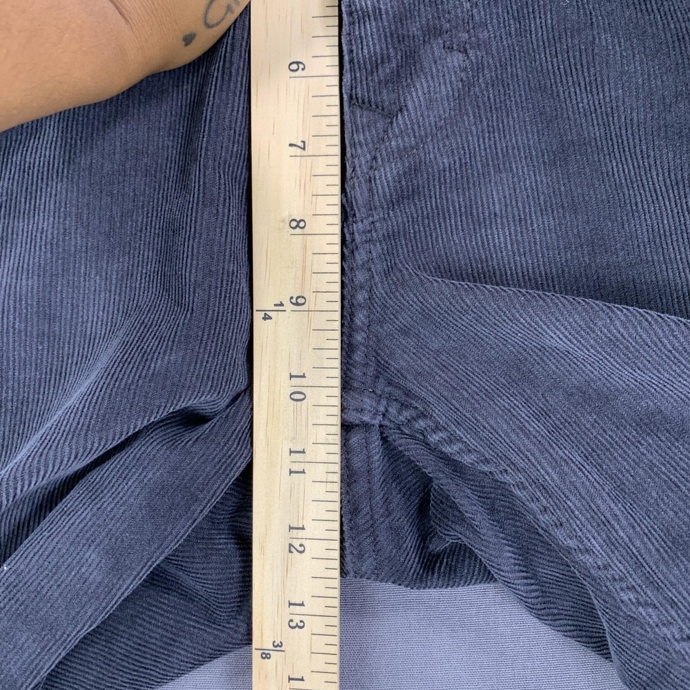 Calvin Klein Jeans Pants Men (36) 34x30 Gray Corduroy 5-Pocket Straight Stretch - Picture 14 of 16